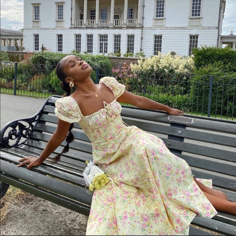 House of CB Lemon Tallulah Dress